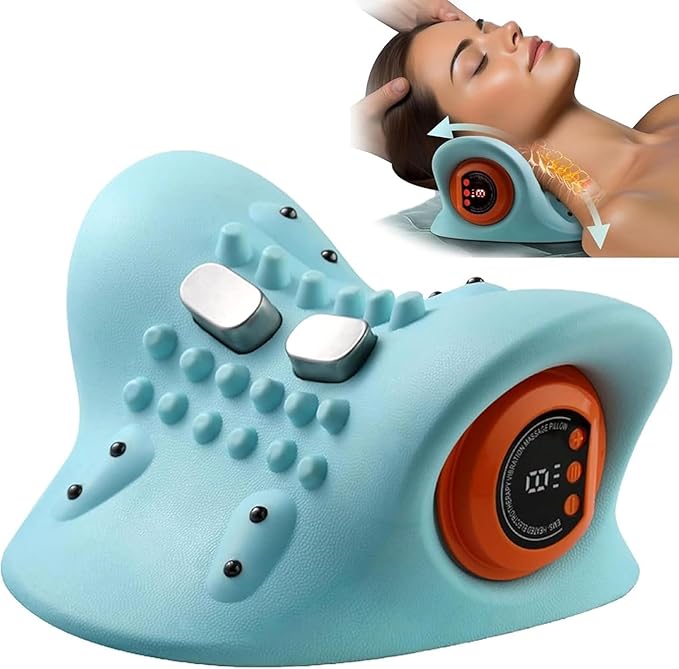 🔥EMS Neck Massager – Pain Relief & Relaxation Anywhere! 🌀