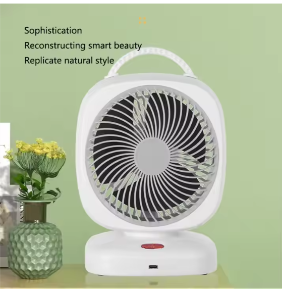 🌬️ Mini Circulation Fan – Compact, Quiet & Powerful Cooling 💨✨