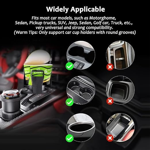 360° Rotatable Dual Drink & Snack Organizer 🚗